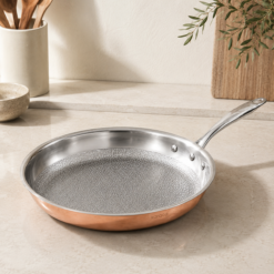 Karaca PowerSteel 3-Ply 316+ Stainless Steel Copper Frying Pan 30 cm – 2.6 L, 153.03.08.0574