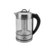 Karaca Glass Inox Herbal Tea Machine And Water Heater Kettle, LED Light, High Borosilicate Body, Stainless Steel - 1850W, 1.7L, 153.01.06.4887