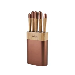 Karaca Maple Rosegold 6-Piece Knife Set, 153.03.06.1454