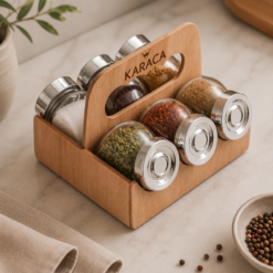 Alternative view of Karaca Casa 7-Piece Spice Rack Spice Set, 153.03.06.1530
