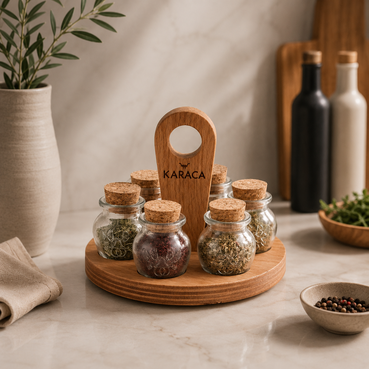 Karaca Runda 7-Piece Spice Set, 153.03.06.1531 3 Karaca Runda 7-Piece Spice Set, 153.03.06.1531 - Image 3