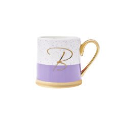 Karaca Porcelain 330ML Mug With Letter B, 153.03.06.1609
