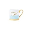 Karaca Porcelain 330ML Mug With Letter F, 153.03.06.1613
