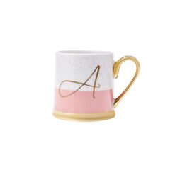 Karaca Porcelain 330ML Mug With Letter L, 153.03.06.1619