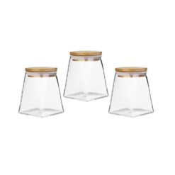 Karaca Pyramid 3Pcs Storage Container - Large, 153.03.06.1970