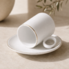 Karaca Snow 6-Piece Coffee Cup Set 80 ml, 153.03.06.2288 - Image 3