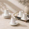 Karaca Snow 6-Piece Coffee Cup Set 80 ml, 153.03.06.2288 - Image 4