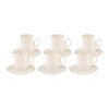 Karaca Snow Coffee Cups Set of 6, 153.03.06.2288