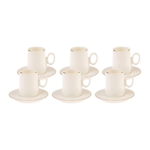 Karaca Snow Coffee Cups Set of 6, 153.03.06.2288