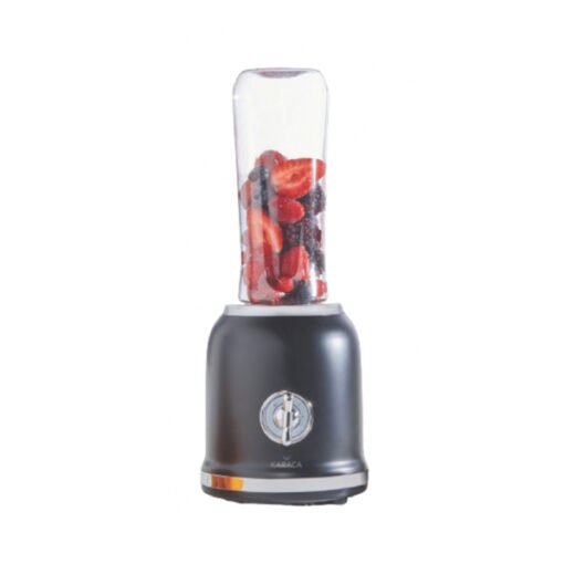 Karaca Retro Personal Smoothie Blender, 0.6L - 300W, Black, 153.03.06.2450