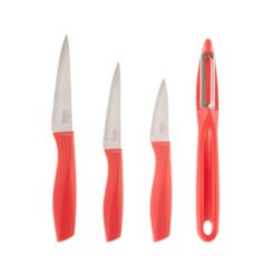 Karaca Red Peel 4Pcs Knife Set, 153.03.06.4531