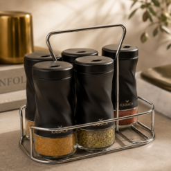 Alternative view of Karaca Tottori 7-Piece Rectangular Spice Set, 153.03.06.4742