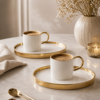 Karaca Levin 2-Piece Coffee Cup Set – 100 ML, 153.03.06.4885