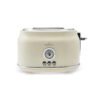Karaca Retro Toaster Cream 815W, 153.03.06.5141