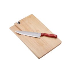 Karaca Gaia Knife-Cutting Board Set [20cm Chef Knife - 32x20x2cm Cutting Board], 153.03.06.5156