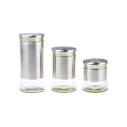 Karaca Mate 3 Glass Storage Container 400ML - 600ML - 850ML, 153.03.06.5260