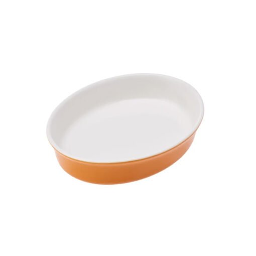 Karaca Lyra Orange Oval Oven Dish 25cm, 153.03.06.5500