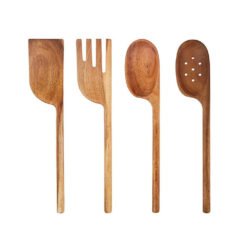 Karaca, Santo 4Pcs Wooden Service Set, 153.03.06.5720