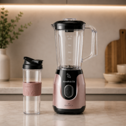 Karaca Blend-Fit Rose Gold Smoothie Go Set 1000 ml – 550W, 153.03.06.6424