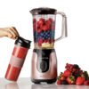 Karaca Blend-Fit Go Smoothie Blender Set Rose Gold, 1L - 550W, 153.03.06.6424