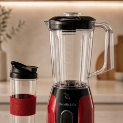 Alternative view of Karaca Blend-Fit Red Smoothie Go Set 1000 ml – 550 W, 153.03.06.6422