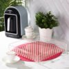 Karaca Red Checker Methacrylate Tray 30x30cm, 153.03.06.6685