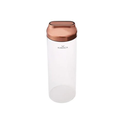 Karaca Dimple Cooper Vacuum Glass Storage Container XL - 1900ML, 153.03.06.6687