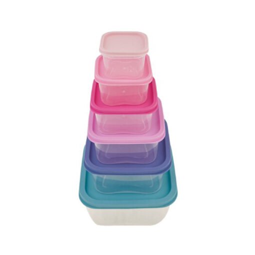 Karaca Dora Purple 6Pcs Storage Box, 153.03.06.7274