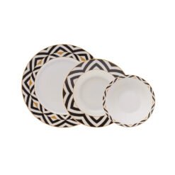 Karaca Kadres Porcelain Dinner Set of 18Pcs For 6 Person, 153.03.06.8052