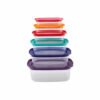 Karaca Vicks Bailando 6Pcs Storage Box 300ML - 500ML - 750ML - 1250ML - 1900ML - 2900ML, 153.03.06.9338