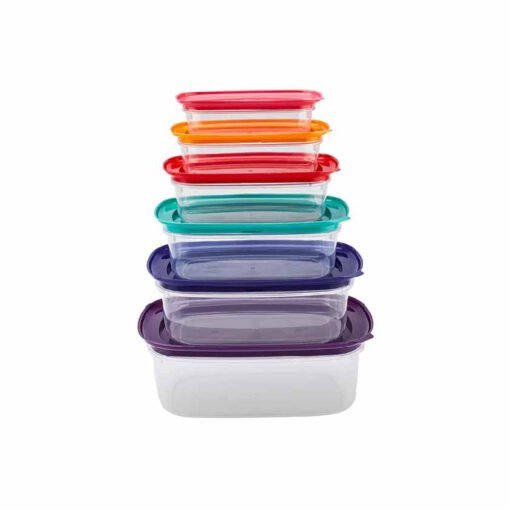 Karaca Vicks Bailando 6Pcs Storage Box 300ML - 500ML - 750ML - 1250ML - 1900ML - 2900ML, 153.03.06.9338