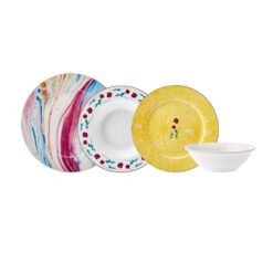 Karaca Ebru Porcelain Dinner Set of 24Pcs For 6 Person, 153.03.06.9936