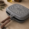 Karaca Granite Double Frying Pan 34 cm, 153.03.07.3382 3 Karaca Granite Double Frying Pan 34 cm, 153.03.07.3382 - Image 2