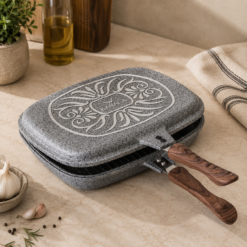 Karaca Granite Double Frying Pan 34 cm, 153.03.07.3382