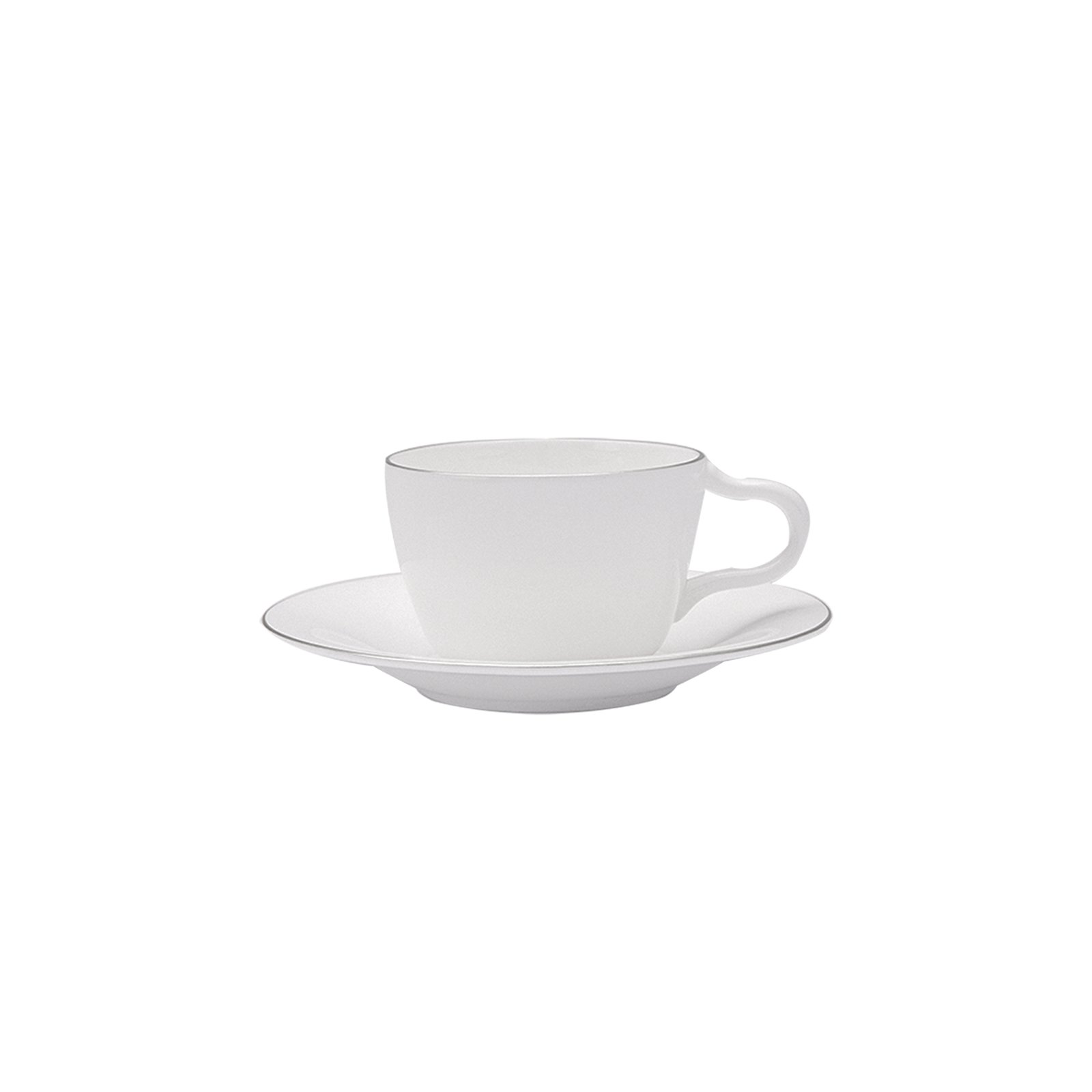Karaca Fine Pearl Fame 26-Piece Breakfast Set - 6-Person | White & Platinum Frame Classic Design, 153.03.07.5703 4 Karaca Fine Pearl Fame 26-Piece Breakfast Set - 6-Person | White & Platinum Frame Classic Design, 153.03.07.5703 - Image 4