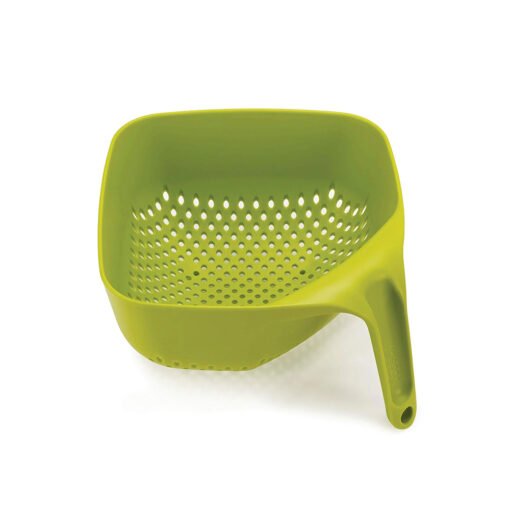 Karaca Joseph Square Ergonomic Colander - Green - Strainer, 153.03.07.6229