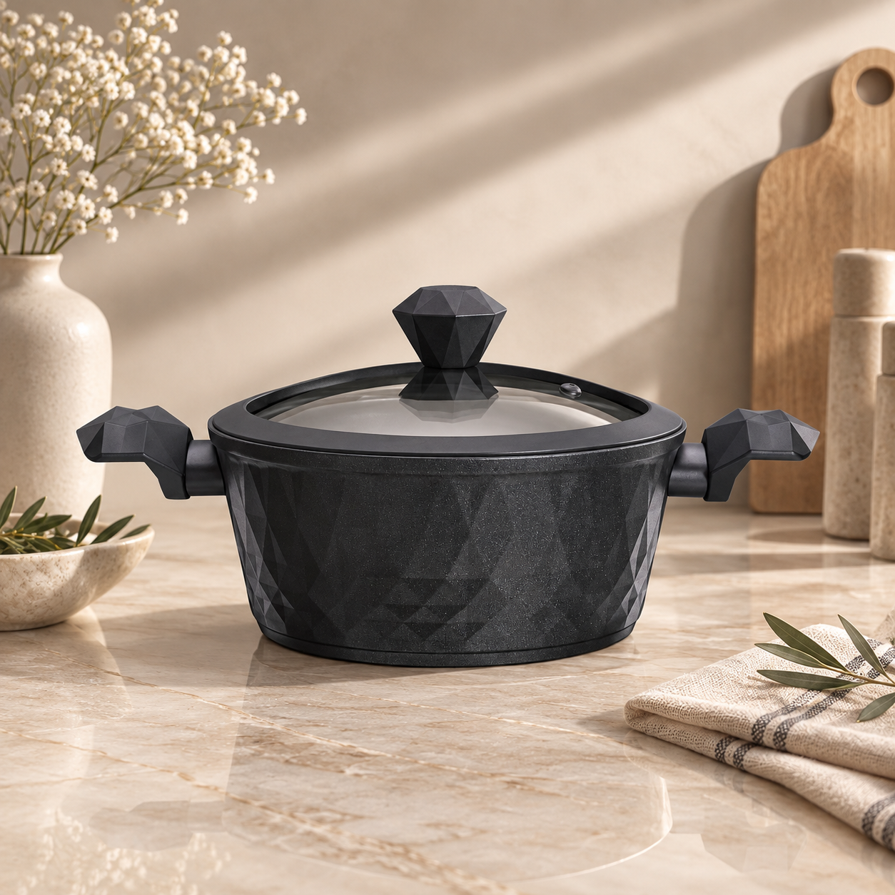 Karaca BioDiamond Pot 20 cm, 153.03.07.7043 1 Karaca BioDiamond Pot 20 cm, 153.03.07.7043
