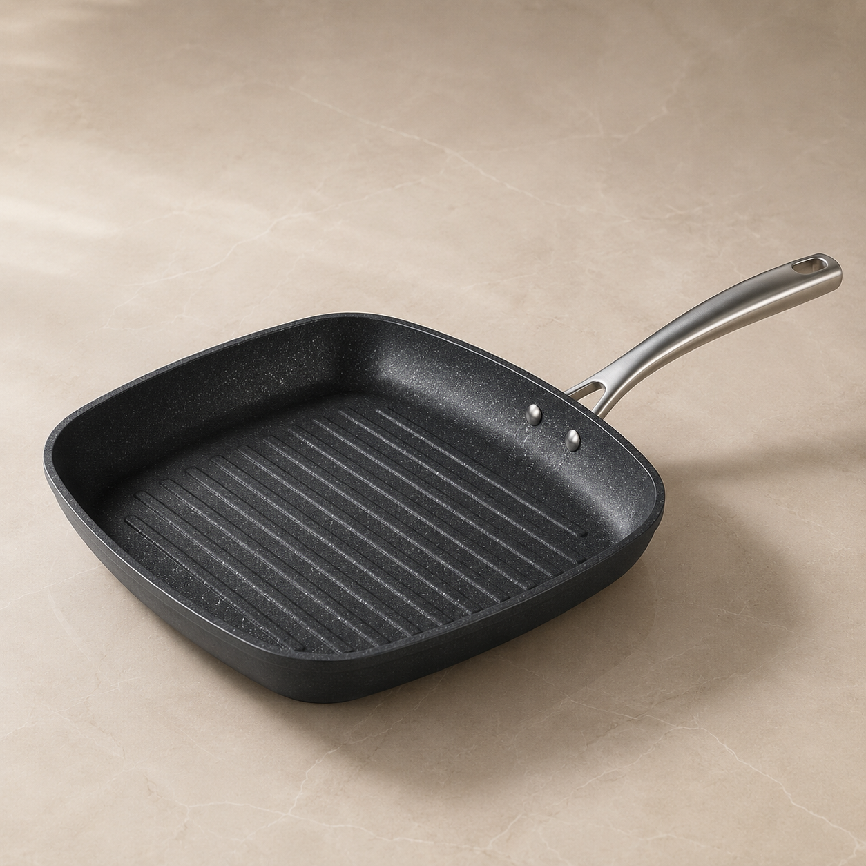 Karaca BioDiamond Pro Non-Stick Induction Griddle Pan 28 cm, 153.03.07.7061 5 Karaca BioDiamond Pro Non-Stick Induction Griddle Pan 28 cm, 153.03.07.7061 - Image 5