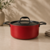 Karaca BioDiamond Pro Induction Cookware Set Japanese Red ? 7 Pieces, 153.03.07.8092 8 Karaca BioDiamond Pro Induction Cookware Set Japanese Red ? 7 Pieces, 153.03.07.8092 - Image 4