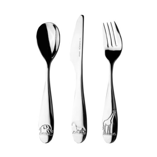 Karaca Zoo 3Pcs Child Cutlery Set With Box, 153.03.07.8458