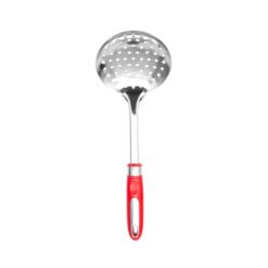 Karaca Retro Stainless Steel Skimmer - Red & Silver [32cm], 153.03.07.8920