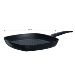 Alternative view of Karaca BioDiamond Non-Stick Antibacterial Handle Induction Griddle Pan - 28 cm, Black, , 153.03.08.0421