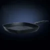 Karaca BioDiamond Non-Stick Antibacterial Handle Induction Griddle Pan - 28 cm, Black, , 153.03.08.0421
