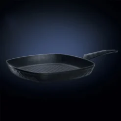 Karaca BioDiamond Non-Stick Antibacterial Handle Induction Griddle Pan - 28 cm, Black, , 153.03.08.0421