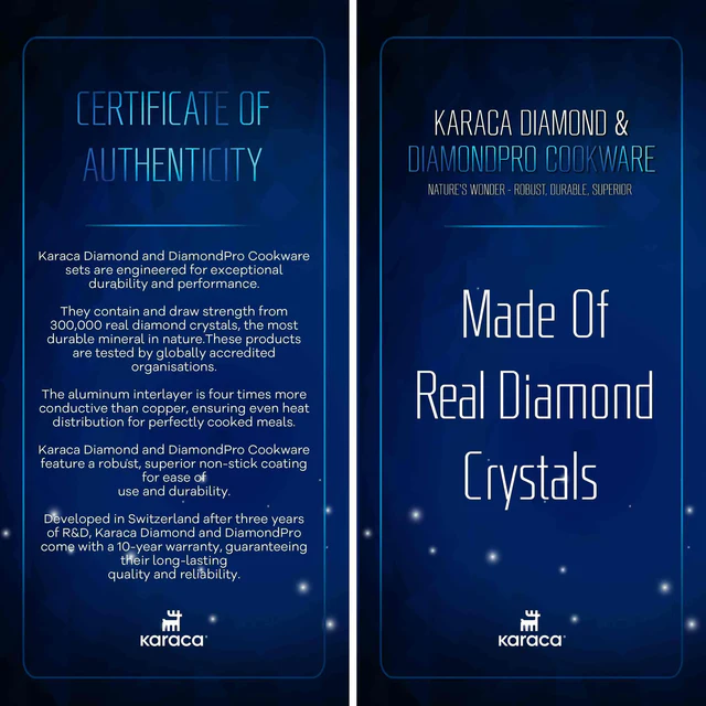 Karaca BioDiamond Non-Stick Antibacterial Handle Induction Shallow Casserole with Lid - 30 cm, Black, 153.03.08.0425 2 Karaca BioDiamond Non-Stick Antibacterial Handle Induction Shallow Casserole with Lid - 30 cm, Black, 153.03.08.0425 - Image 2