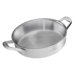Alternative view of Karaca 3Ply PowerSteel 316+ Stainless Steel Induction Shallow Casserole with Lid, 26cm, 153.03.08.0553