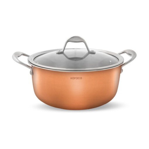 Karaca 3Ply Powersteel 316+ Steel Induction Based Cooper Pot 20cm - 2,6L, 153.03.08.0567