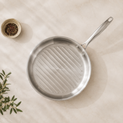 Alternative view of Karaca PowerSteel 3-Ply 316+ Stainless Steel Copper Grill Pan 28 cm – 2 L, 153.03.08.0571