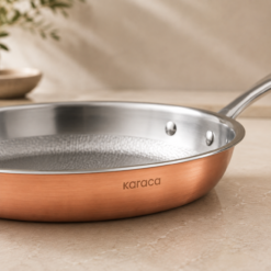 Alternative view of Karaca PowerSteel 3-Ply 316+ Stainless Steel Copper Frying Pan 30 cm – 2.6 L, 153.03.08.0574