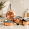 Karaca 3Ply PowerSteel Copper 7-Piece Cookware Set, 153.03.08.0575 - Image 3